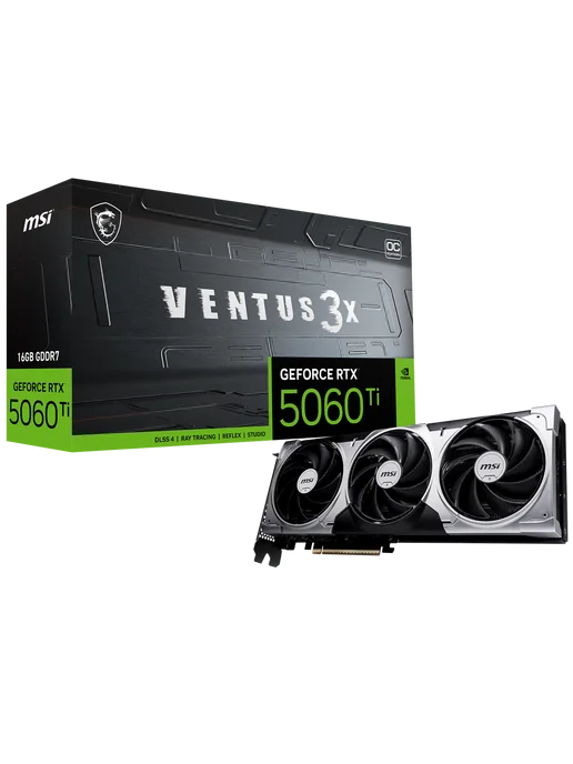 RTX 5060 Ti 16 RTL RTX 5060 Ti 16G VENTUS 3X
