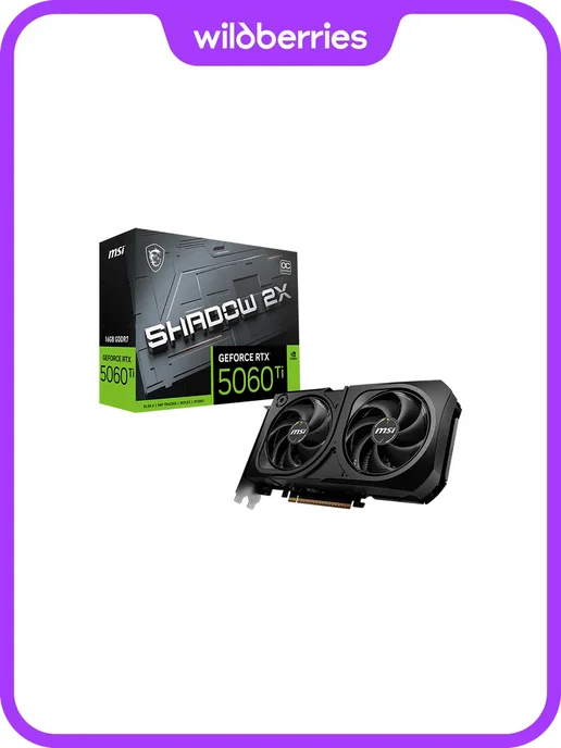 RTX 5060 Ti SHADOW 2X OC PLUS 16 RTX 5060 Ti 16G SHADOW