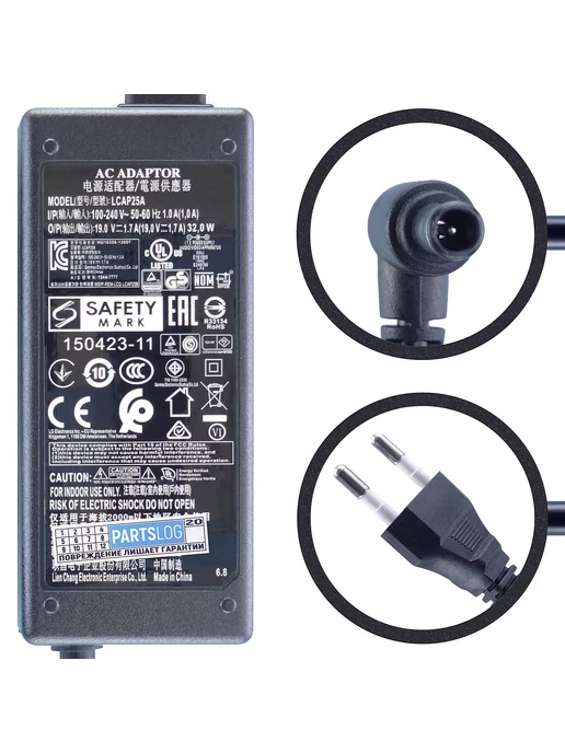 LG 19V 1.7A 6.5x4.4mm 32W