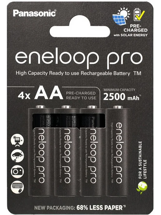 Eneloop Pro AA 2500mAh  4