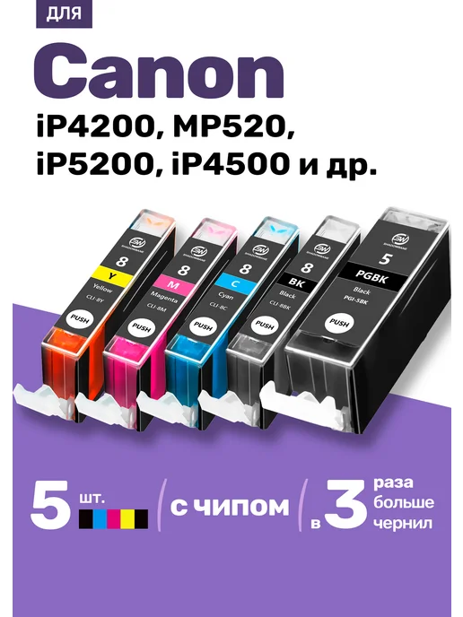 Canon PIXMA iP4200  MP520  iP5200 . 5