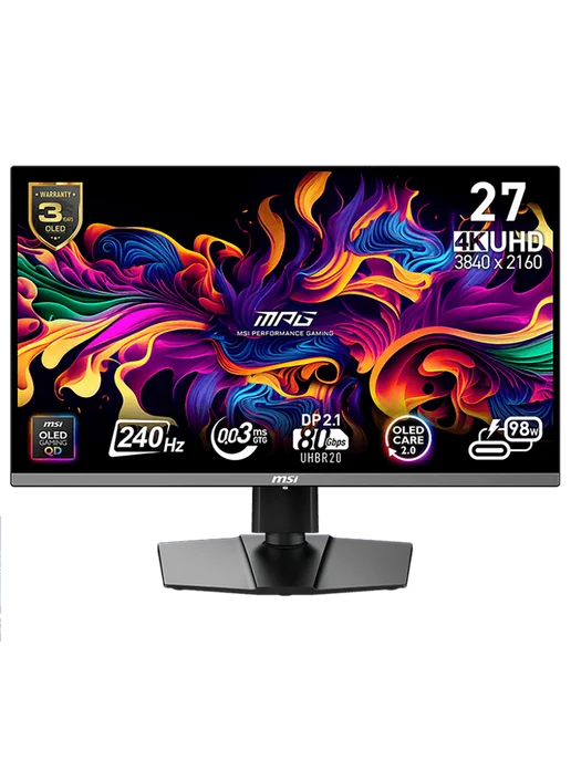 26.5 MPG 272URX QDOLED  QDOLED  3840x2160  240