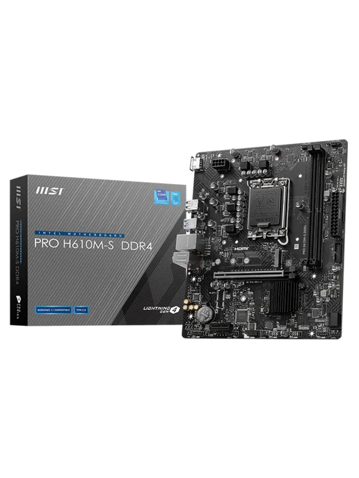 PRO H610MS DDR4 LGA1700 Intel H610 mATX R