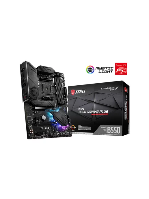 MPG B550 GAMING PLUS AM4 4xDDR4 6xSATA3