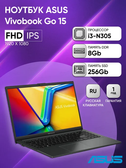 Vivobook Go 15 i3N305 8GB 256GB