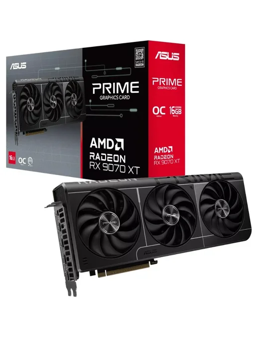 Prime Radeon RX 9070XT OC Edition 16Gb GDDR6