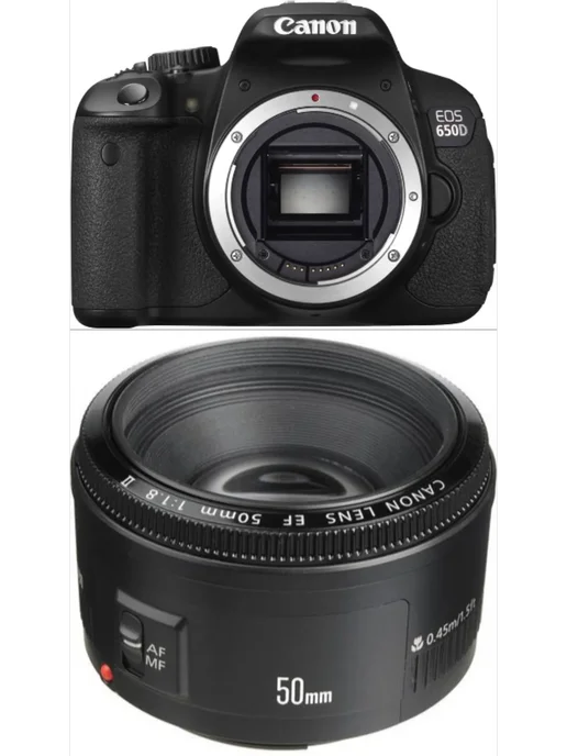 650D kit 50mm 1.8 II
