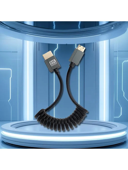 8K HDMI 2 1 Mini Coiled AToC 48Gbps ASUS