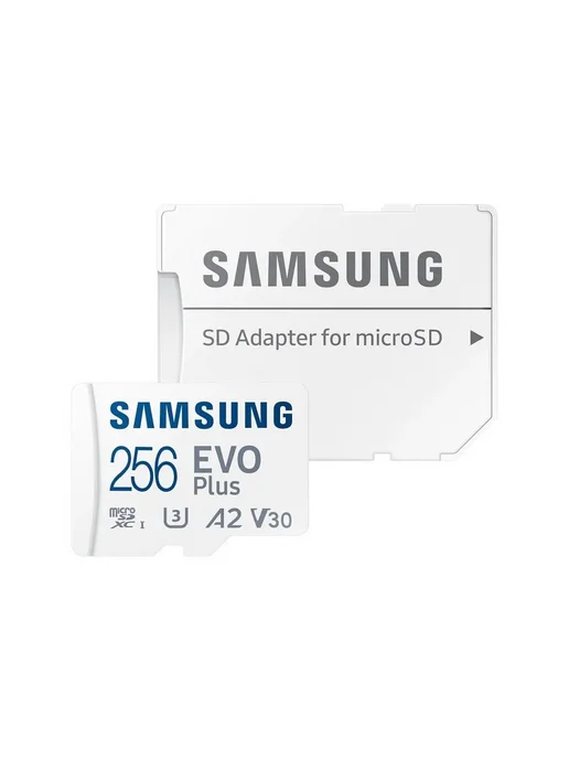 microSDXC 256Gb EVO Plus UHSI U3 V30 A2