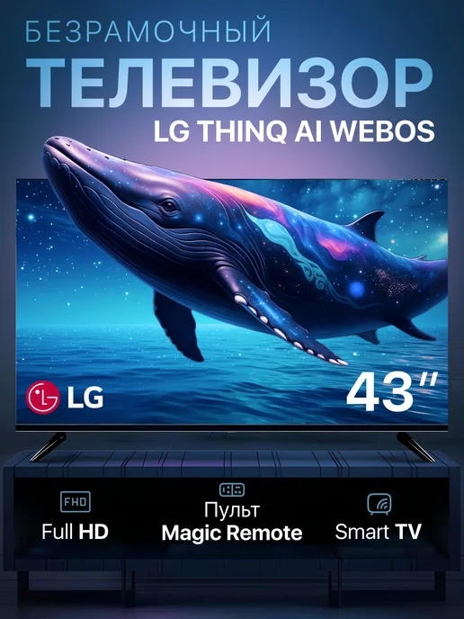 WebOSmart tv ThinQ AI 43 Full HD