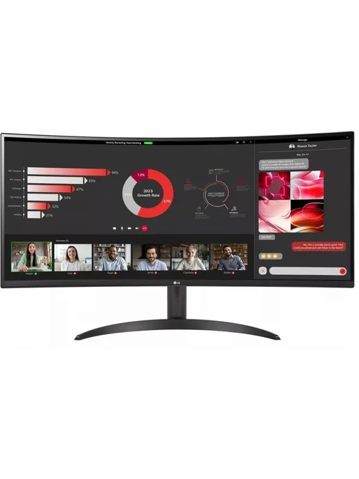 34 34WR50QKB VA WQ HDMI DP 100Hz 300cd Ex C